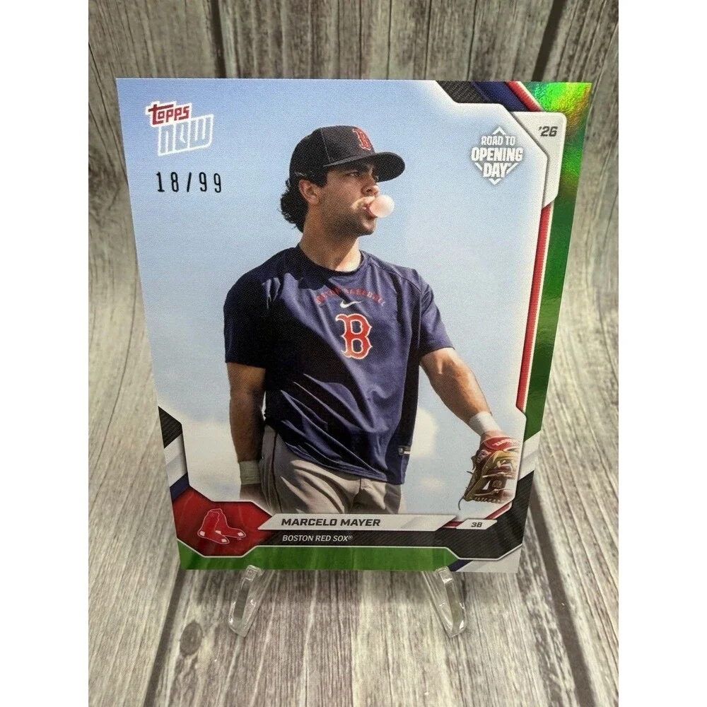 2026 Topps Now Road To Opening Day Marcelo Mayer Green Parallel 18/99 #0D-16